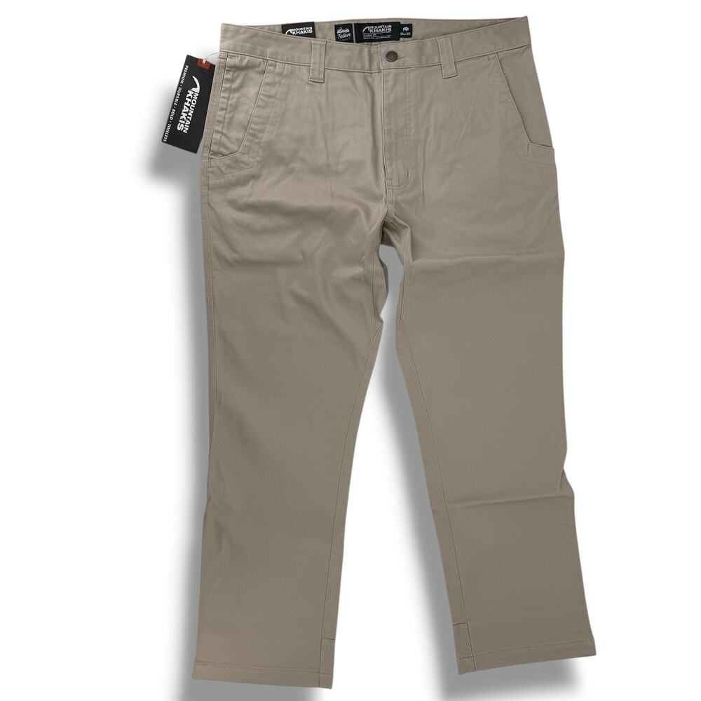 Mountain Khakis Teton Twill Pants Sz 36 X 30 Freestone Flat Front Classic Fit